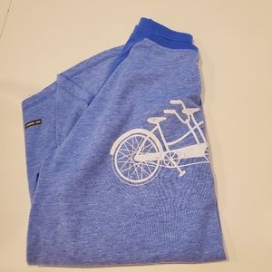 Womens Blue Jersey Top